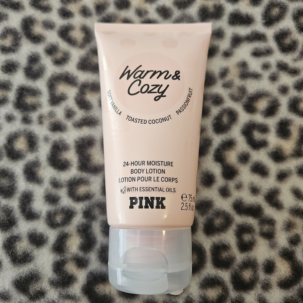 PINK Victoria's Secret Warm & Cozy Mini Body Lotion, 2.5 oz., Brand New/Sealed